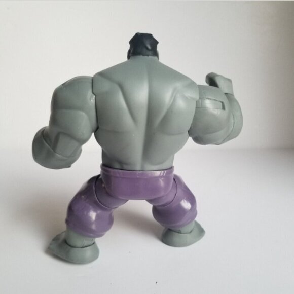 The Hulk Action Figure Disney Store Hulk Marvel Avengers Grey 6” - Picture 8 of 9